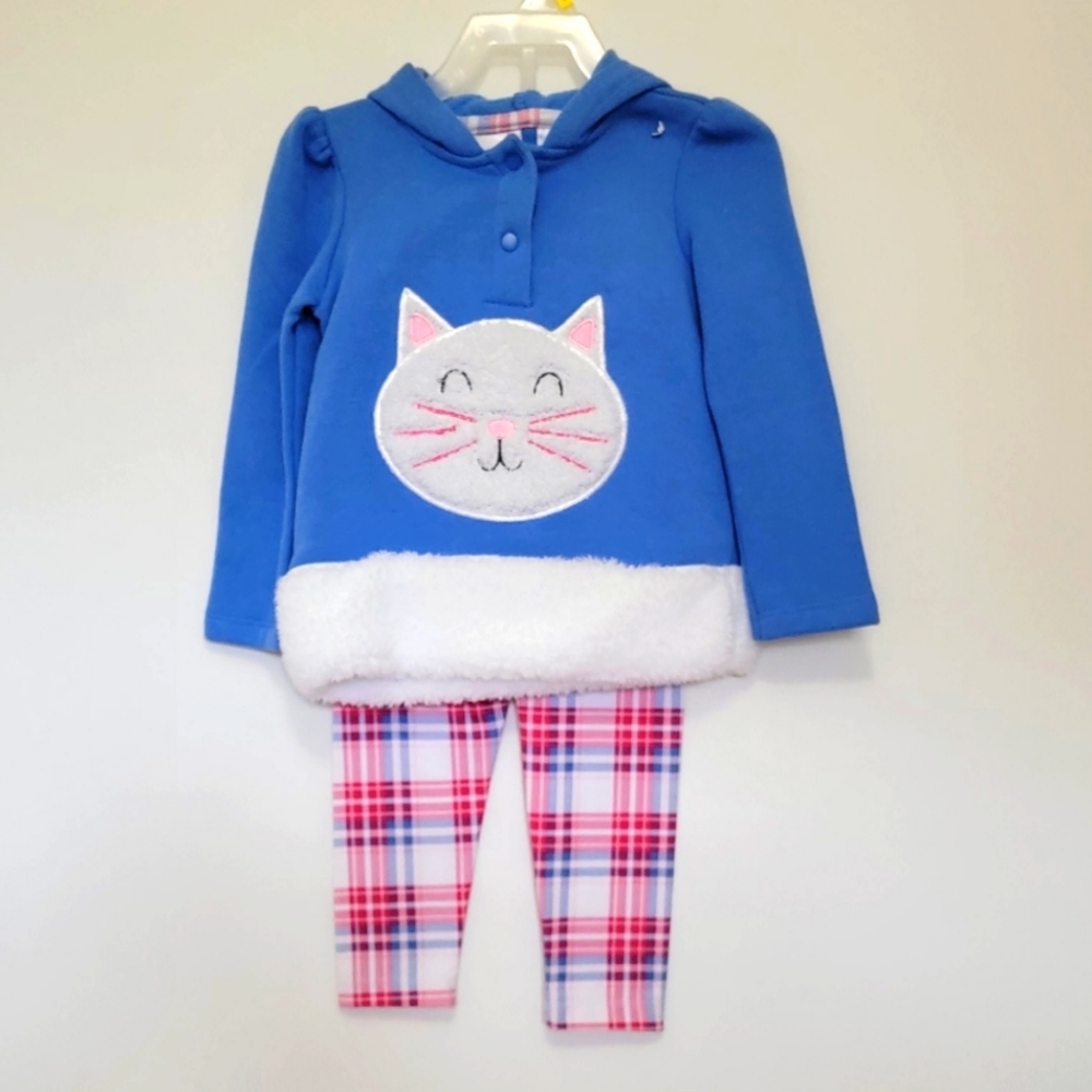 Baby girls cat fur bottom set